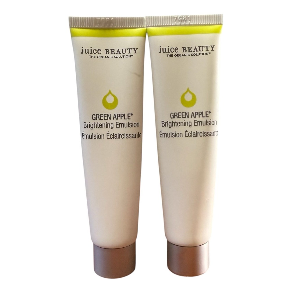 2x Juice Beauty Brightening Emulsion Green Apple 0.5floz Each, Travel Size!